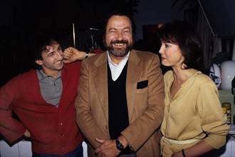 Richard Anconina, Robert Enrico et Sabine Azéma