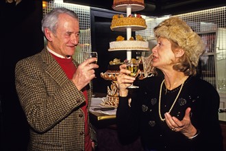 Georges de Caunes et Jacqueline Joubert, 1989