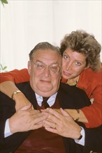 Léon Zitrone et sa fille