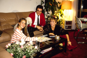 Evelyne Leclercq en famille