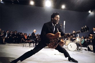 Chuck Berry on stage in Atlanta