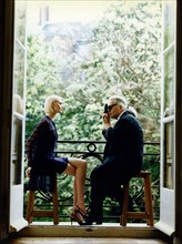 Karl Lagerfeld et Nadja Auermann