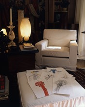 Yves Saint-Laurent, intérieur de son appartement