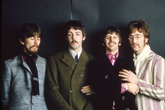 Les Beatles au studio Abbey Road