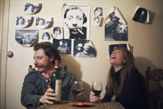 Françoise Hardy et Charles Matton, 1967