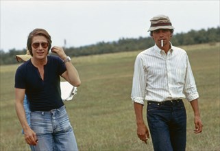 Jacques Dutronc et Jean-Marie Périer, 1973