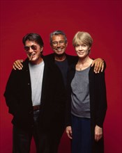 Jacques Dutronc, Jean-Marie Périer et Françoise Hardy