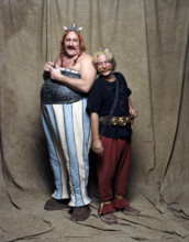 Gérard Depardieu et Christian Clavier dans Astérix & Obélix : Mission Cléopâtre