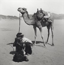 Touareg dans le Sahara, massif du Hoggar