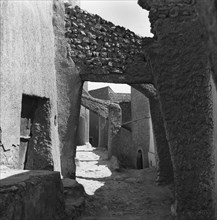 Ruelles dans la cité de Ghardaïa, dans le M'zab, en Algérie