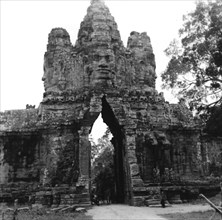 Site du temple d'Angkor Thom, au Cambodge