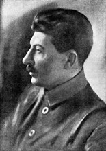 Photographical portrait of de Joseph Stalin in 1917