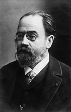 Portrait of French writer Emile Zola