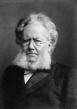 Portrait of Norwegian dramatist Henrik Ibsen