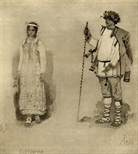 Vasnetzov, Costumes for 'Snygurotchka'