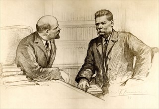 Lenin and Gorky