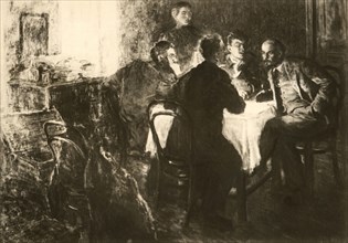 Rencontre de Lénine avec les socio-démocrates (1900)