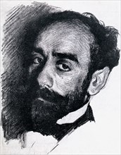 Bakst, Portrait of Isaac Levitan