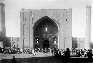 Samarkand, Oulang-Bek religious school or 'madrassah'
