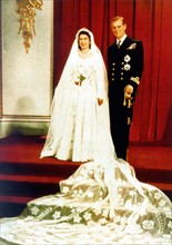 Wedding of crown princess Elizabeth and prince Philipp