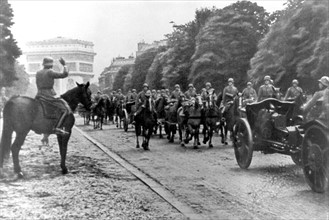 German troops invading Paris