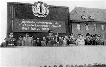 Germany. Founding of the "NVA",  people's national army