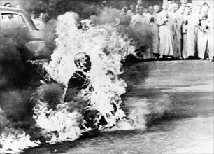 Immolation by fire of the Buddhist monk Quang Doc