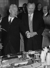 Konrad Adenauer et Heinrich Lübke