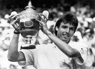 Michael Stich remporte la finale de Wimbledon
