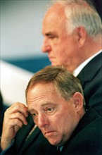 Wolfgang Schaüble et Helmut Kohl