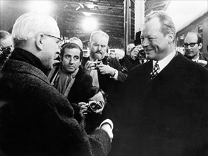 Willi Stoph et Willy Brandt