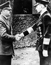 Adolf Hitler and Karl Dönitz