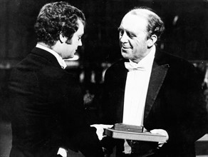 Heinrich Böll et Carl Gustav de Suède, 1972