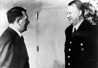 Adolf Hitler and Vidkun Quisling