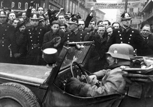 Entrée des troupes allemandes à Prague