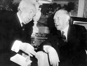 Meeting between Ben Gurion and Konrad Adenauer, 1960