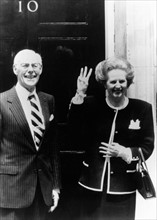 Margaret Thatcher et son mari Dennis