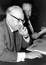 Erich Ollenhauer et Herbert Wehner, 1959