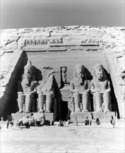 The temple of Ramses II at Abu Simbel (1964)