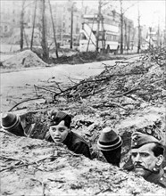 World War II. The Volkssturm defending Berlin (1944)