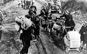 World War II. German war refugees
