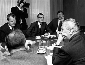 Coalition negociations between the CDU/CSU and the SPD, 1966