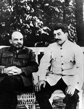 Vladimir Ilitch Lénine et Joseph Staline, en 1922