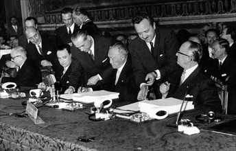 Signature du traité de Rome, 1957