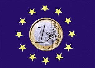 L'Euro sur le drapeau européen
