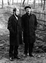 Alexandre Soljenitsyne et Heinrich Böll, en 1974