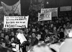 1991, "Manifestation du lundi" à Leipzig