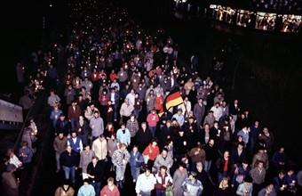 1991, "Monday demonstration" in Leipzig
