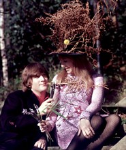 John Lennon et sa femme Cynthia