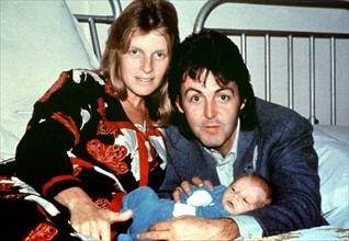 Paul et Linda McCartney et leur fils James